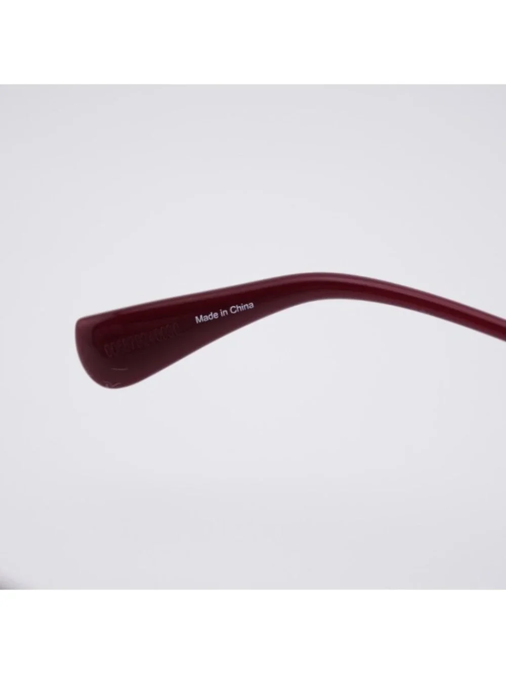 Max Mara MM0165 69S Joey Sunglasses Shiny Bordeaux Geometric Frame